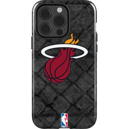 NBA Miami Heat Dark Rust iPhone 15 Pro Impact Case