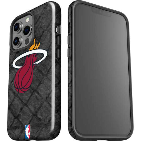 NBA Miami Heat Dark Rust iPhone 15 Pro Impact Case