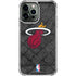 NBA Miami Heat Dark Rust iPhone 15 Pro Max Clear Case