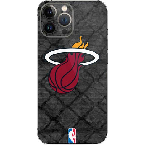 NBA Miami Heat Dark Rust iPhone 14 Pro Max Skin