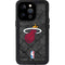 NBA Miami Heat Dark Rust iPhone 15 Pro Waterproof Case