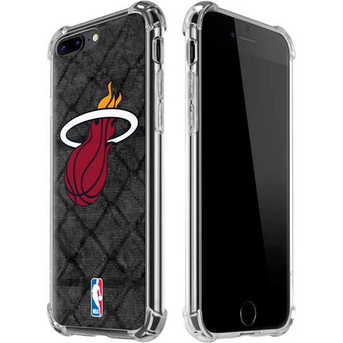 NBA Miami Heat Dark Rust iPhone 7/8 Plus Clear Case