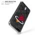 NBA Miami Heat Dark Rust iPhone 7/8 Plus Clear Case