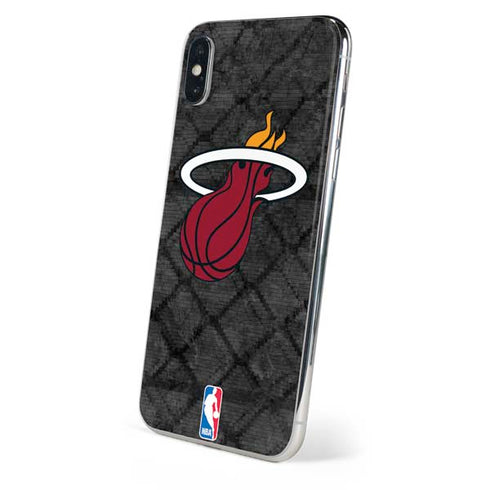 NBA Miami Heat Dark Rust iPhone X Skin