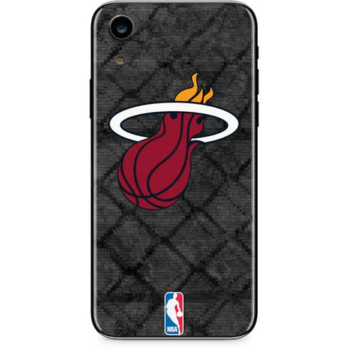 NBA Miami Heat Dark Rust iPhone XR Skin