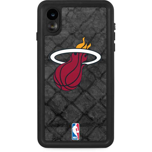 NBA Miami Heat Dark Rust iPhone XR Waterproof Case