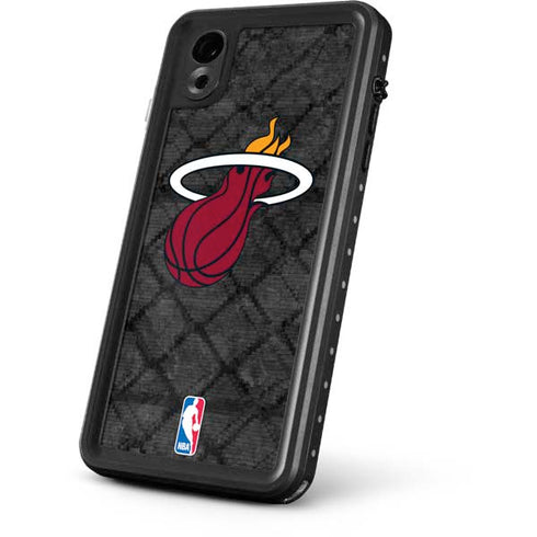 NBA Miami Heat Dark Rust iPhone XR Waterproof Case