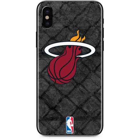 NBA Miami Heat Dark Rust iPhone XS Max Skin