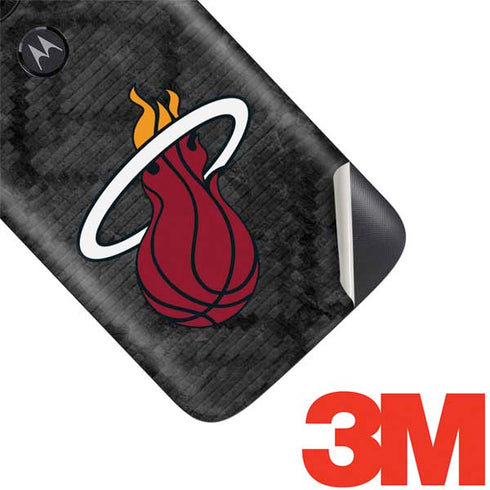 NBA Miami Heat Dark Rust Moto E5 Play Skin
