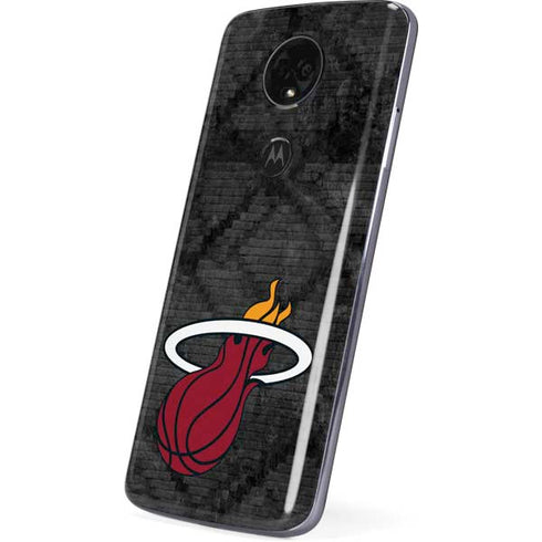 NBA Miami Heat Dark Rust Moto E5 Plus Skin