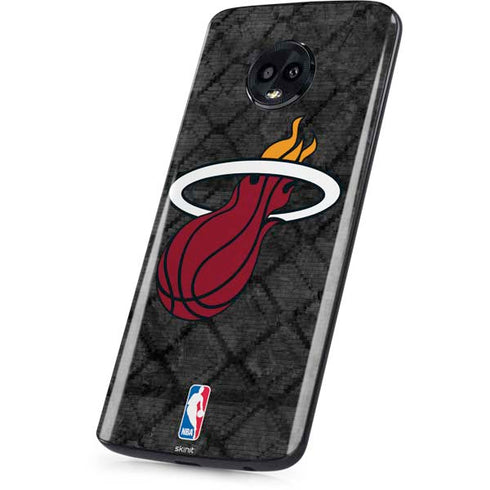 NBA Miami Heat Dark Rust Moto G6 Skin