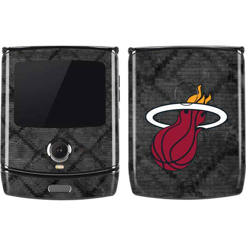 NBA Miami Heat Dark Rust Motorola RAZR Skin