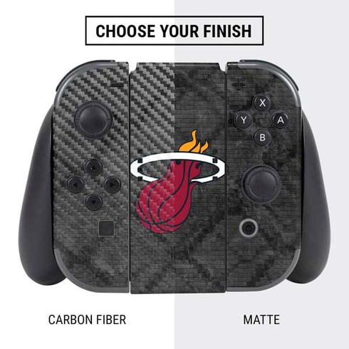 NBA Miami Heat Dark Rust Nintendo Switch Bundle Skin