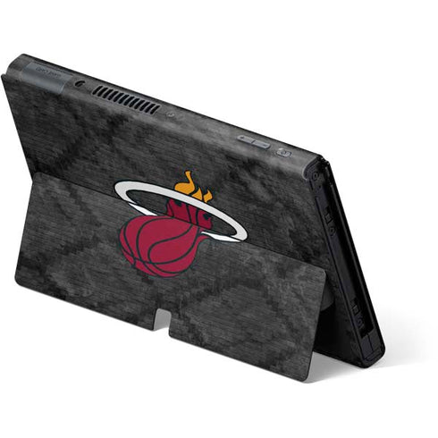 NBA Miami Heat Dark Rust Nintendo Switch OLED (2021) Skin