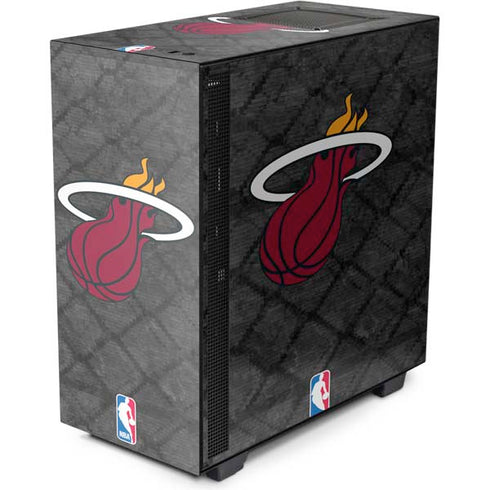 NBA Miami Heat Dark Rust NZXT H510 Compact ATX Mid-Tower Case Skin