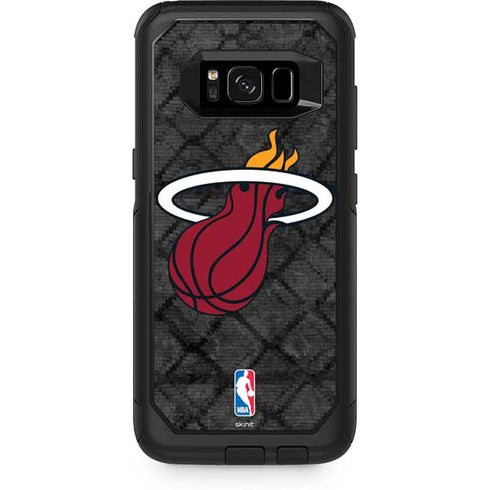 NBA Miami Heat Dark Rust Otterbox Commuter Galaxy Skin