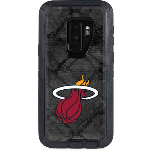 NBA Miami Heat Dark Rust Otterbox Defender Galaxy Skin