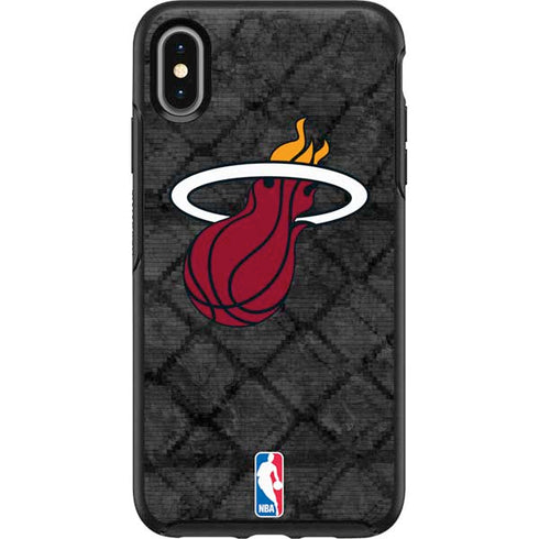 NBA Miami Heat Dark Rust Otterbox Symmetry iPhone Skin