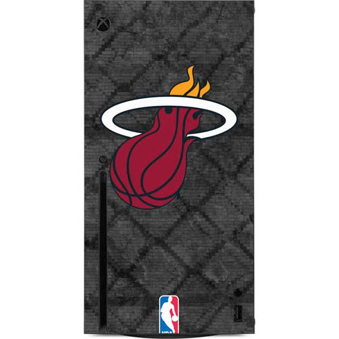 NBA Miami Heat Dark Rust Xbox Series X Console Skin
