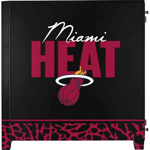 NBA Miami Heat Elephant Print Corsair 4000D Tempered Glass Mid-Tower ATX Case Skin