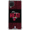 NBA Miami Heat Elephant Print Galaxy A12 Clear Case