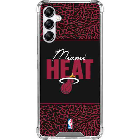 NBA Miami Heat Elephant Print Galaxy A15 5G Clear Case