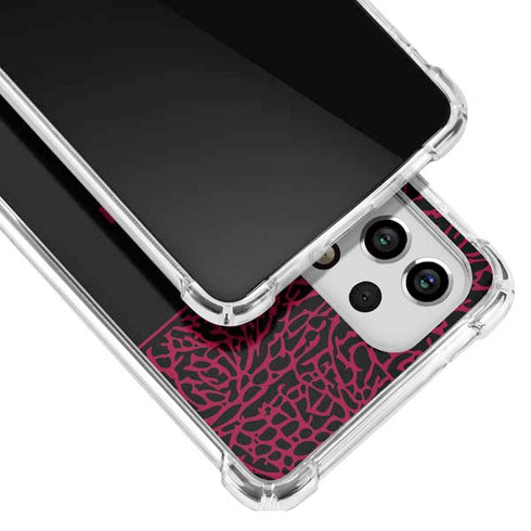 NBA Miami Heat Elephant Print Galaxy A53 5G Clear Case