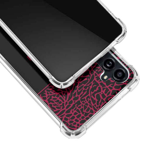 NBA Miami Heat Elephant Print Galaxy A54 5G Clear Case