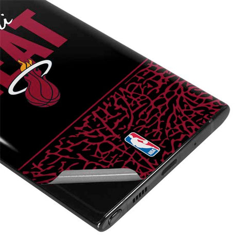 NBA Miami Heat Elephant Print Galaxy Note 10 Plus Skin