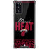 NBA Miami Heat Elephant Print Galaxy Note20 5G Clear Case
