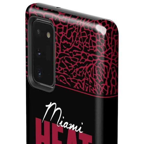 NBA Miami Heat Elephant Print Galaxy Note20 5G Pro Case