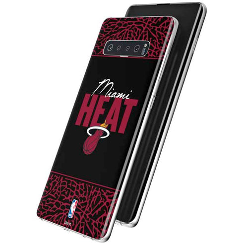 NBA Miami Heat Elephant Print Galaxy S10 Plus Skin