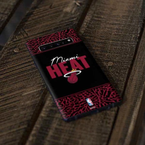 NBA Miami Heat Elephant Print Galaxy S10 Plus Skin