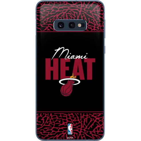 NBA Miami Heat Elephant Print Galaxy S10e Skin