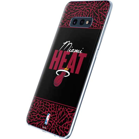 NBA Miami Heat Elephant Print Galaxy S10e Skin
