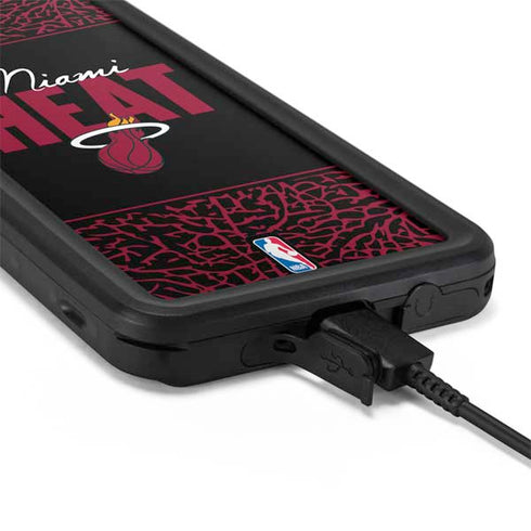 NBA Miami Heat Elephant Print Galaxy S20 Plus Waterproof Case