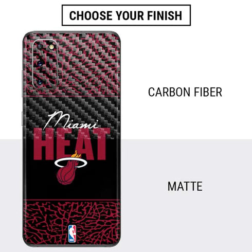 NBA Miami Heat Elephant Print Galaxy S20 Skin