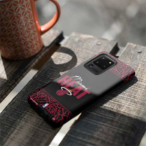 NBA Miami Heat Elephant Print Galaxy S20 Ultra 5G Pro Case