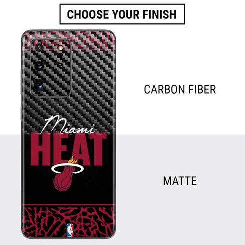 NBA Miami Heat Elephant Print Galaxy S20 Ultra 5G Skin