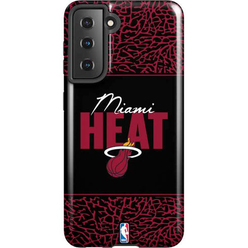 NBA Miami Heat Elephant Print Galaxy S21 5G Pro Case