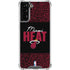 NBA Miami Heat Elephant Print Galaxy S21 FE Clear Case