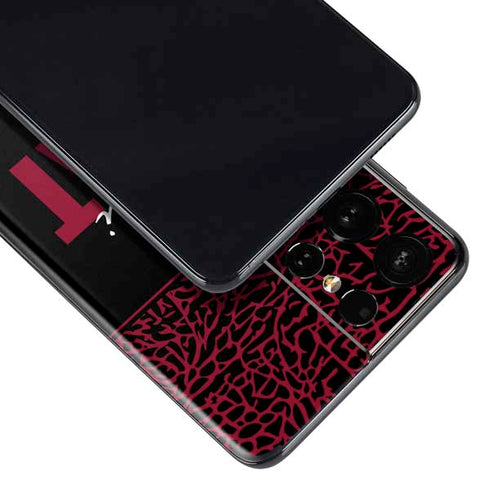 NBA Miami Heat Elephant Print Galaxy S21 Ultra 5G Skin