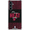 NBA Miami Heat Elephant Print Galaxy S23 FE Clear Case