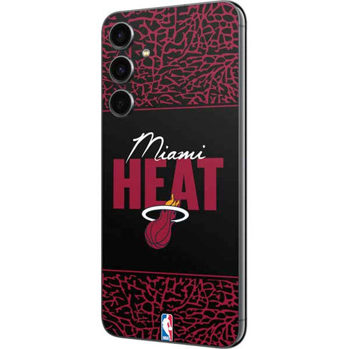 NBA Miami Heat Elephant Print Galaxy S23 FE Skin