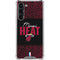 NBA Miami Heat Elephant Print Galaxy S23 Plus Clear Case