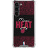 NBA Miami Heat Elephant Print Galaxy S23 Plus Clear Case