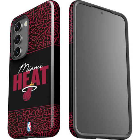 NBA Miami Heat Elephant Print Galaxy S23 Pro Case