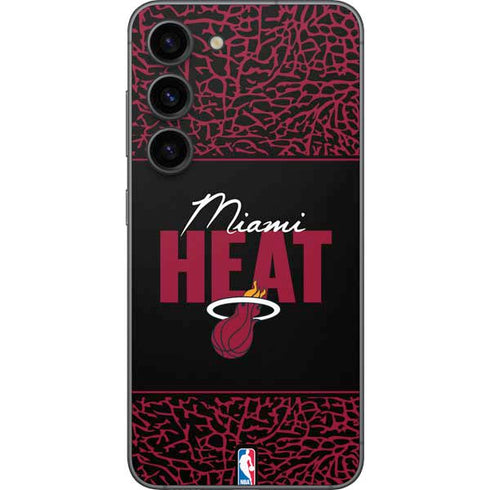 NBA Miami Heat Elephant Print Galaxy S23 Skin