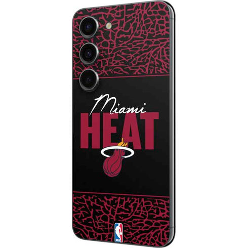 NBA Miami Heat Elephant Print Galaxy S23 Skin