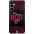 NBA Miami Heat Elephant Print Galaxy S24 Clear Case